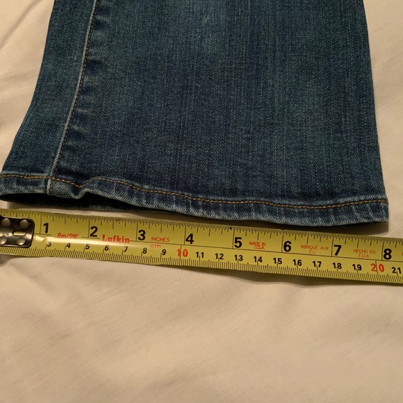 American Eagle Outfitters ‘Skinny Kick’ Slim Cut Barely Boot Blue Jeans (28x29) - Picture 7 of 9